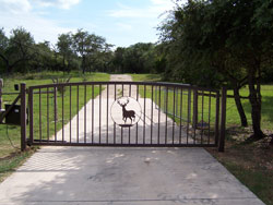If it's a custom designed gate or a plain metal ranch gate, we can accommodate your gate needs.